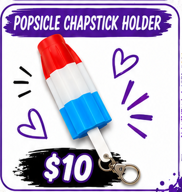 Popsicle Chapstick Holder