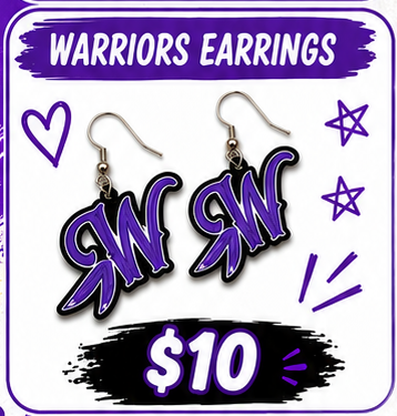 Warriors Earrings